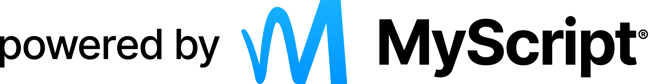 Powered by MyScript